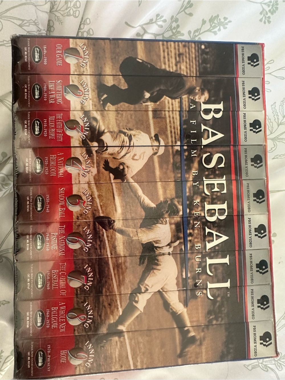 Baseball: A Film by Ken Burns - Vintage Documentary DVD Set - Red, Black, Sepia